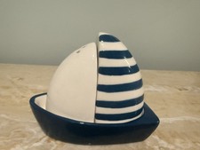 Kirkland’s Home Sailboat Salt & Pepper Shakers Nautical Beach Decor New picture