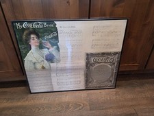 1906 1907 My Coca Cola Bride Sheet Music Framed Antique Song Ad Soda Collectible picture