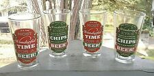 Set of 4 Grassland Road Christmas Beer Pilsners Glasses Tumblers 14 oz picture