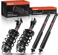 Front Complete Struts with Coil Springs and Rear Shock Absorbers Compatible  picture