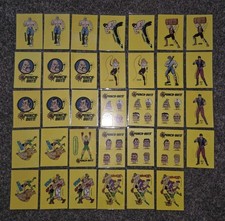 Lot Of 34 - 1989 Topps Nintendo Cards Stickers Punch Out & Double Dragon picture