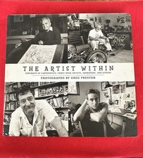 The Artist Within Greg Preston SIGNED 1st Ed Wrightson Kirby Moebius Miller Rare picture