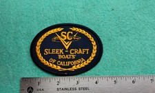 Vintage Sleek Craft Boats Of California Patch picture