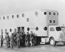 1943 Tractor-Trailer Troop Carrier WWII 8x10 Glossy Photo Print HT41362256 picture