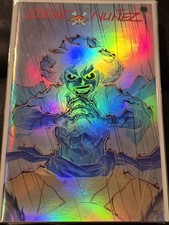 *RARE* Eddie Nunez -Negative FOIL Monkey D. Luffy RAIN- Special Sig 1 Of 1 COA  picture