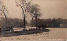 RPPC Postcard Illinois Chicago View in Garfield Park America Monument 1906 V29 picture