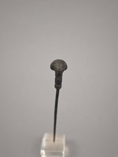 Ancient Egyptian Bronze Pin Pharaoh Head Finial 1550-1070 BC New Kingdom 4.5