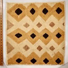 this Vintage South African Woven Mat 23.5” Square - great shape  30 Years Old picture