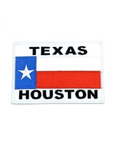Houston Texas Patch – Plastic Backing, Sew On,  4.5