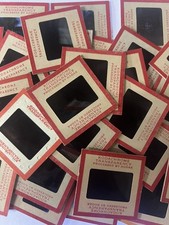 50 Vintage Red Border Photo Slides Lot - 35mm Kodachrome - 1950s Mixed Amateur picture