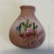 Vintage Goldfield ghost town Arizona vase shaped magnet southwest style picture