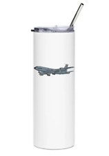 Boeing KC-135R Stratotanker Stainless Steel Water Tumbler with straw - 20oz. picture