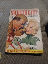 PULP:  Sweetheart Stories January 1943 #321 Ww2 Era Love Romance Magazine Art picture