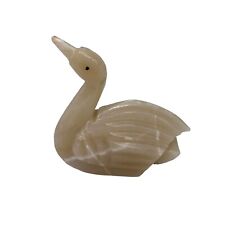 Onyx Carved Swan with eye Excellent Used Condition and beautiful picture