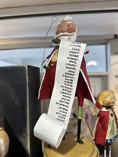 Santa's  List By Lori Mitchell Christmas Collectible Figurine 9,5