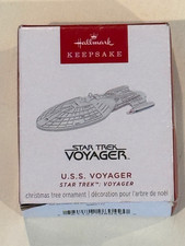 Hallmark 2025 Star Trek U.S.S. Voyager Miniature Christmas Ornament Mini New picture