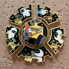 Wall E & Eve 2025 Disney Pin Set Loungefly Complete Set of 6 Mystery Puzzle Pins picture