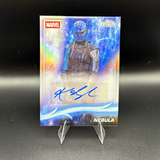 Topps 2025 Marvel Studios Chrome Nebula AA-KG Karen Gillan Auto  picture