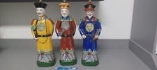 Chinese Emperor Porcelain Figure - Three Generations Qing Dynasty Statues set 3 picture