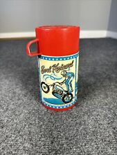 Evel Knievel Aladdin Industries Thermo Bottle Cup 1970s USED picture