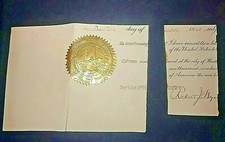 Robert J Wynne - Signed, Document official letter while Postmaster General 1905. picture