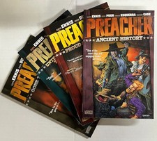 PREACHER: Collection of 4 Paperbacks by Kevin Smith, Vertigo (VG, SHIPS FREE) picture