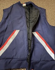 Insulated Vintage Postal Vest Reflective Navy Men’s M USPS Style, Mail Carrier picture