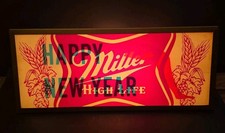 1950 Miller High Life Beer Light up Sign Beer Sign (Very Rare) Very neat. picture