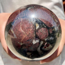 3360g Natural Garnet Sphere Quartz Crystal Mineral Reiki Healing picture