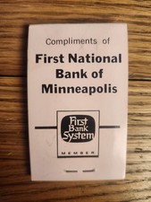 Vintage 1st National Bank of Minneapolis Advertising Sewing Repair Kit *UNUSED* picture
