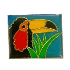 Vintage Toucan Bird Souvenir Pin picture