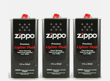 Zippo 12 fl.oz (355ml) Lighter Fluid Fuel 3 Can Value Pack Combo Set NEW picture