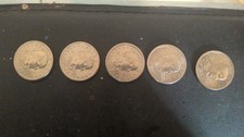 5x 1979 Susan B Anthony Liberty [Rare FG - Frank Gasparro] ONE DOLLAR U.S. Coin picture
