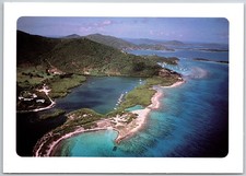 Road Town - Roadtown - Tortola British Virgin Islands Caribbean (7X5in) Postcard picture