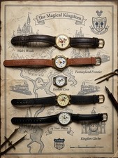 Vintage Mickey Mouse Wrist Watch Lot of 5 Quartz Lorus Bradley Disney picture