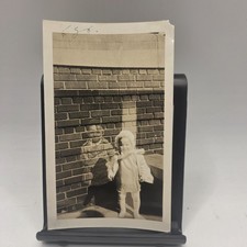 Vintage Good Samaritan Hospital Child Ghost Snapshot 1936 Photo 3x4in picture