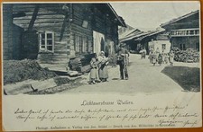 Postcard Lichtauerstrasse Wallern Volary 1898 Krumlov Strakonitz České Budějovice Bohemia picture