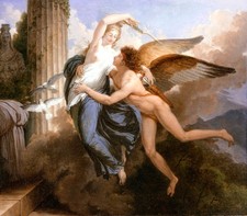 The Reunion of Cupid and Psyche between circa 1789 and circa 1792 Old Photo picture