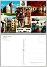 Continental Turku Finland Castle Turun Linna Åbo Slott Postcard PB165-R picture
