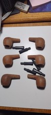 Smoking Pipes Job lot 6 briar stummels and 6 stems, nose warmers nw4 picture