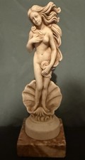 Vintage Sculputure Sea Shell Statue By Lorenfa Italy Marble Base 7