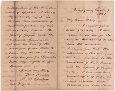 Francis S Bartow - RARE 1861 Letter Signed - On Fort Pulaski & Savannah Defenses picture