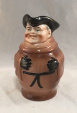 VINTAGE FRIAR MONK FIGURAL PORCELAIN PENNY STILL BANK TOBY JUG PITCHER STYLE picture
