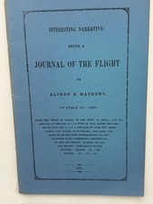 Journal of the Flight of Alfred E. Mathews - 1961 Reprint picture