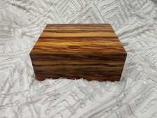 Quality Importers HUM-25BW Burled Wood Finish Humidor New In Box picture