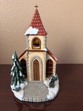 GOEBEL HUMMEL Caroling Chapel Hummelscape Lighted Musical Church 2008 picture