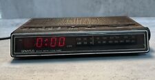 Vintage 80's Spartus Digital LED Alarm Clock AM-FM Radio Model 0106 Tested Works picture