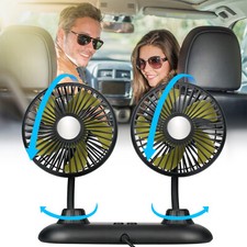 Portable Car Cooling Fan USB Powered - 360 Degree Rotating Mini Fan for Vehicles picture