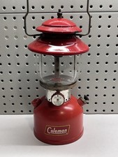 Vintage 1958 Coleman Lantern 200A Red 8/58 Lantern Pyrex Globe Working picture