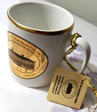 Vintage 1993 Farmersville IL Centennial Mug #3 Grade School Gold Trim with Tag picture